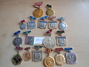 17+10 Sale% 27 Sportabzeichen Abzeichen, Pins, Anstecker, Badge, Sport in der UdSSR, Medaille CCCP, 