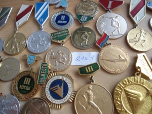 Sale% 21 Sportabzeichen Abzeichen, Pins, Anstecker, Badge, Sport in der UdSSR, Medaille Rußland CCCP Bild 3