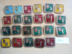Sale% 23 Sportabzeichen, Pins, Anstecker, Badge, Olympiade XXII Moskau 1980 Sport in der UdSSR, die 