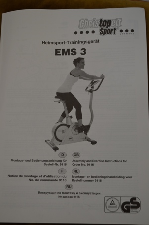 Christopeit EMS 3 Ergometer zu verkaufen Bild 5