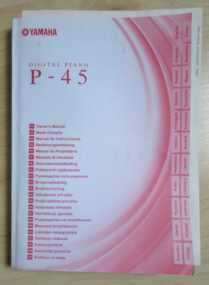 Yamaha digital piano p   45, incl. zubehör Bild 8