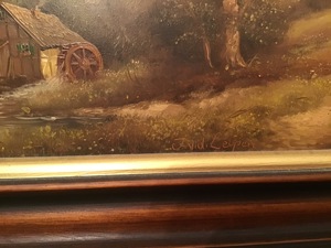 2 ältere Ölgemälde auf Holz gemalt. Siehe Fotos  Bild 6
