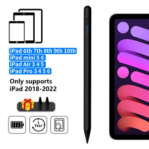 Apple iPad Stylus Stift für Generation 2018 - 2022 Pen iPad Pro iPad Air iPad iPad Mini Schwarz Bild 1