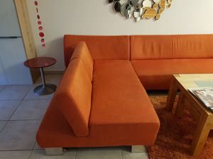 Eck-Sofa W. Schillig, orange, verstellbar Bild 3