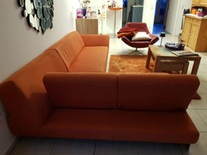 Eck-Sofa W. Schillig, orange, verstellbar Bild 7
