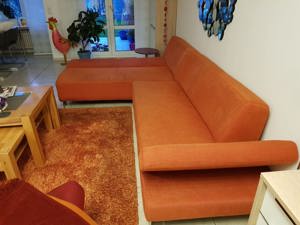 Eck-Sofa W. Schillig, orange, verstellbar Bild 6