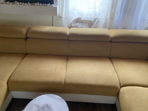 Couch, Glastisch und Sonnen Terassenregenschutz Bild 6