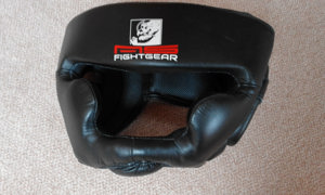 Schwarzer Kopfschutz AS Fightgear von Asia Sports Größe S, Kampfsport, Helm, Kind Bild 4