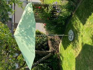 Glatz-Sonnenschirm  Alu-Twist  300 cm mit Granitsockel Bild 3