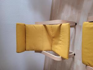 1 IKEA POÄNG Sessel mit Hocker Bild 1