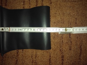 schwarze Latexcorsage 1mm dick Rubber Latex Gr. S-M mit Schnürung  Bild 3