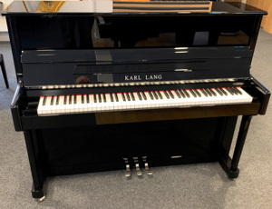 Karl Lang Klavier, schwarz poliert, Baujahr 2016 Bild 2