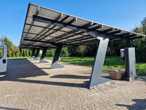 PV-Carport, modular erweiterbar, Solar Carport, 2 Stellplätze Bild 1