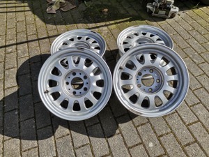 4 Alufelgen für BMW, 15 Zoll