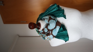 BONITA Damen Halsschal Schal Halstuch grün mit Muster TOP Bild 6