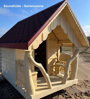 Sauna - Saunahütte - Gartensauna Bild 2