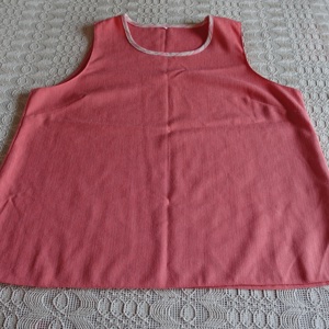 Damen Set - 2-Teiler mit Leinenanteil, Bluse und Top, 3 4 Arm-Bluse, Blusenjacke, Top, Gr. XL ca. 48 Bild 8