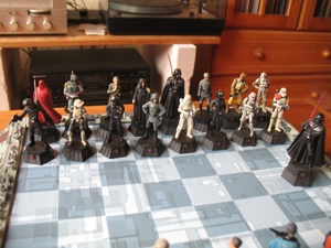 DE AGOSTINI STAR WARS Schachfiguren mit Brettern komplett (Set1 und Set2) Bild 2