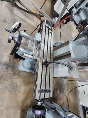 bridgeport series 1 milling machine 42in table with prototrak smx control Bild 2