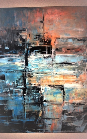 Acrylgemälde Abstrakt Leinwand Unikat 60x80 Bild 4