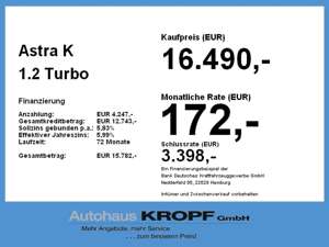Opel Astra K 1.2 Turbo Edition 5 Jahre Garantie Bild 4