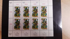 Briefmarken Österreich Kleinbogen 1998 postfrisch 