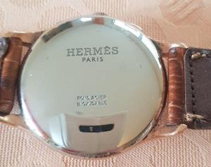  Vintage Hermes Herren Chronograph 37,50mm o.Krone , Zifferblatt in schwarz top ! Bild 6