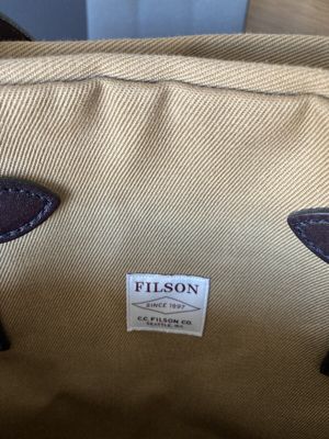  Filson Tote Bag with Zipper, Tan, NEU!!! Made in USA Bild 4