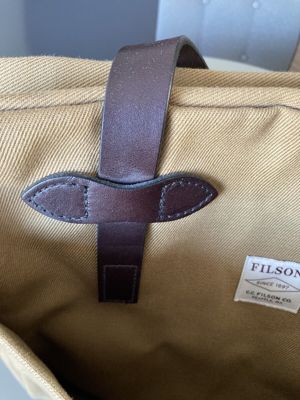  Filson Tote Bag with Zipper, Tan, NEU!!! Made in USA Bild 3