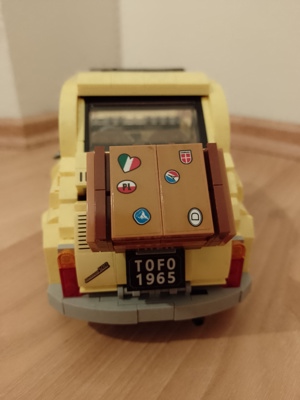 LEGO 10271 Creator Expert Fiat 500 gelb Bild 1