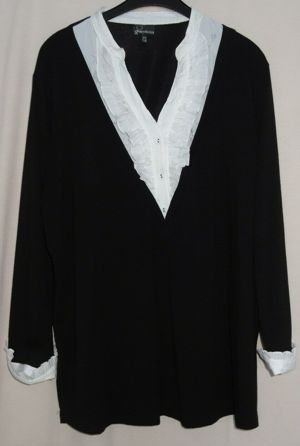 KL Grandiosa T-Shirt Gr.48 schwarz Polyester Elasthan Langarm sehr wenig getragen einwandfrei erhalt