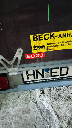 Auto Anhänger mit Aufstellbretter Bild 4