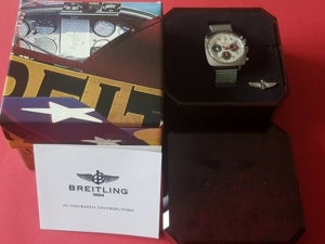 UhrArmbanduhr Breitling Geneve Swiss Schaltrad Chronograph Venus 178 Handaufzug