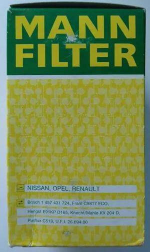 MANN-FILTER - Kraftstofffilter P 726 x mit Dichtung für NISSAN, OPEL, RENAULT Bild 5