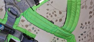 AnnyX Brustgeschirr Protect - grau neon-grün (Sonderfarbe) Grösse: XS Bild 5