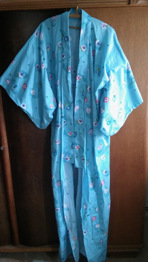 Yukata Hellblauer Sommerkimono Japan Cosplay  Bild 1