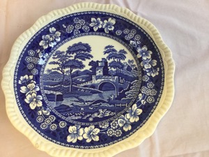 CG Copeland Spodes Tower England Flacher Teller Porzellan 27 cm alter Teller enlischer Speiseteller