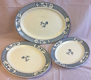 CG Johnson Bros The Exeter Stoke on Trend England Set:3 Servierplatten versch.Größen englisch