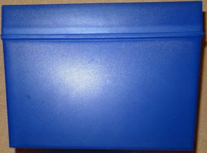 DT TCM Dose mit Deckel für Knäckebrot o. Anderes18,7x8 H 11,7 14 Kunststoff PP kaum benutzt