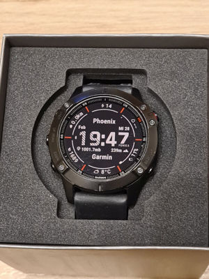  Garmin Fenix 6 PRO Multisport GPS Uhr, schwarz, 47mm, 32GB, in bestem Zustand Bild 2
