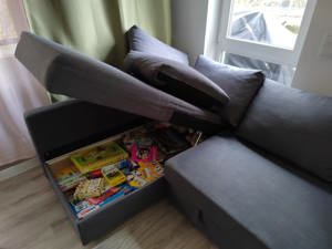 Ikea Sofa eckig Anthrazit  Bild 3