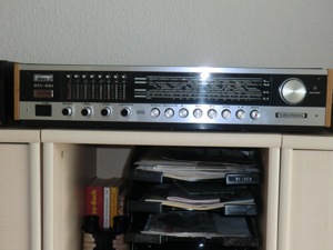 Grundig RTV 400 Stereoanlage + Boxen + Yamaha Stereo Kassettendeck + Fisher Plattenspieler Bild 2