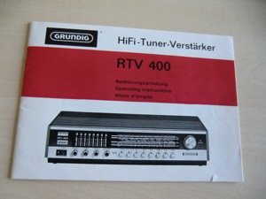 Grundig RTV 400 Stereoanlage + Boxen + Yamaha Stereo Kassettendeck + Fisher Plattenspieler Bild 4