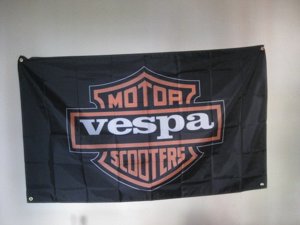 Vespa LX 50,Primavera, GTS, Sprint,PK,PX etc. Große Flagge 90x150; ++NEU++ Bild 1