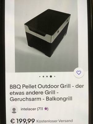 BBQ Pellet Tischgrill 
