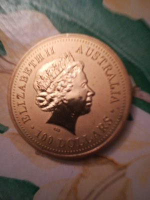 Münze 100 Dollar 2000,Elisabeth ll, Australia  Bild 1