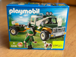 Playmobil 4206 Jeep mit Anhänger Bild 1