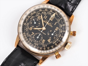 Breitling Navitimer 806 Chronograph 18k Gold Handaufzug Venus 178 Vintage 1961