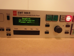 EMT 986 R Professional CD Player Bild 3