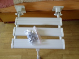 Duschklappsitz mit Stütze Bild 3